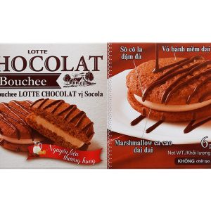 Bánh bouchee Lotte Chocolat socola hộp 162g (6 cái)